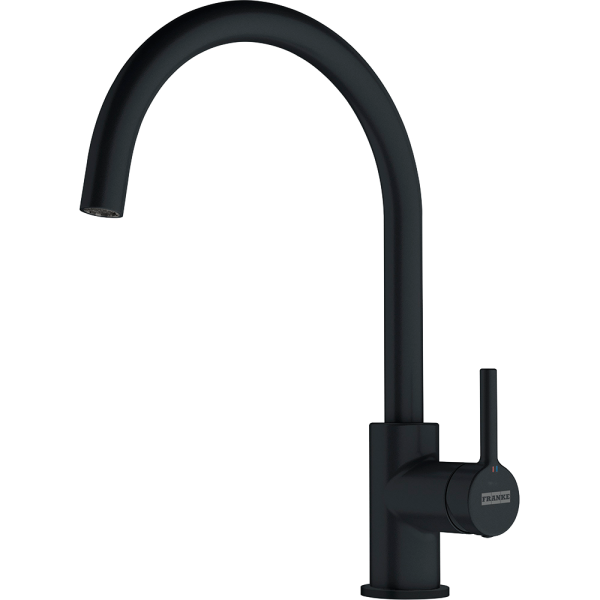 Смеситель однорычажный (220мм поворотный излив, нержавеющая сталь)