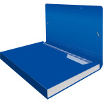 Портфель Бюрократ -BPR13BLUE (13 отделений, A4, пластик, 0,7мм, синий)