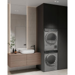 Сушильная машина Weissgauff WD 879 Diamond Heat Pump (конденсационная, A++, макс.загрузка 8 кг, тепловой насос, 16 программ, уровень шума 70 дБ)