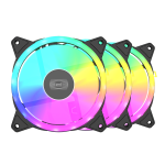 Кулер PCcooler F3 T120 ARGB BK 3IN1 (21,6дБ, 120x120x25 мм)