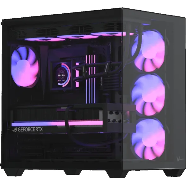 Корпус Formula Crystal Z2 Plus Black AR V2 (Midi-Tower, 1xUSB3.0)