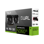 Видеокарта GeForce RTX 5060 Ti 2602МГц 8Гб ASUS DUAL OC (GDDR7, 128бит, 1xHDMI, 3xDP)