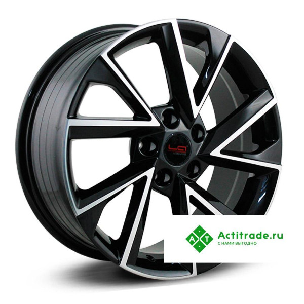 LegeArtis SK525 R18/7J PCD 5x112 ET 43 ЦО 57,1 черный с полированной лицевой поверхностью