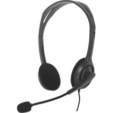 Гарнитура Logitech Stereo Headset H110 (оголовье, 3.5 мм, 1.8м, накладные, 2 x mini jack 3.5 mm)