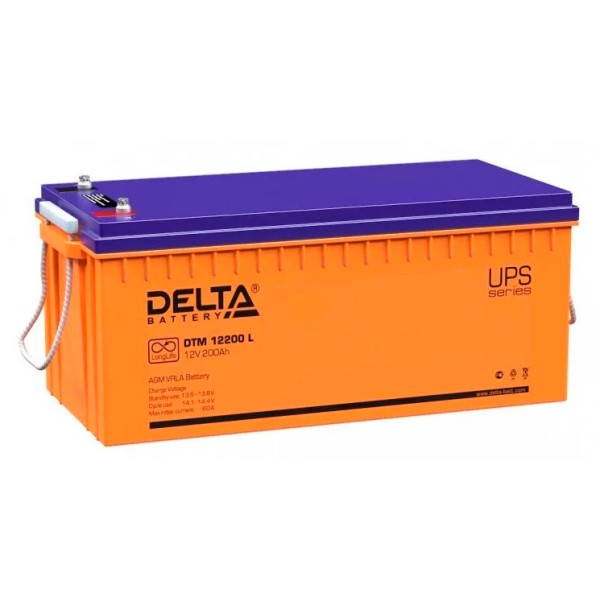 Батарея Delta DTM 12200 L (12В, 200Ач)