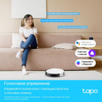 Робот-пылесос TP-Link Tapo RV10 (контейнер, мощность всысывания: 25Вт, пылесборник: 0.4л, потребляемая мощность: 25Вт)