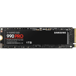 Жесткий диск SSD 1Тб Samsung 990 PRO (2280, 7450/6900 Мб/с, 1550000 IOPS, PCIe 4.0 x4 (NVMe), 1024Мб, для ноутбука и настольного компьютера)