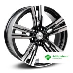 RST R228 R18/8J PCD 5x120 ET 50 ЦО 65,1 черный с полированной лицевой поверхностью