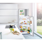 Холодильник Liebherr CTel 2531 (A++, 2-камерный, объем 241:196/45л, 55x140.1x63см, нержавеющая сталь)