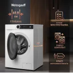 Стиральная машина Weissgauff WM 591412 Inverter Steam(фронтальная, макс:12кг, белый)