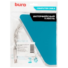 Кабель USB Buro (USB A(m), USB B(m), 1,5м) [USB-A-B-1.5C]
