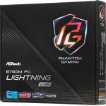 Материнская плата ASRock B760M PG LIGHTNING WIFI (LGA1700, Intel B760, 4xDDR5, microATX, RAID SATA: 0,1,15,5)