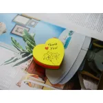 Блок самоклеящийся Hopax 21356 (бумага, сердце, 64x67мм, 250листов, 70г/м2, 5цветов)