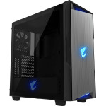 Корпус Gigabyte AORUS C300 Glass Black (Full-Tower, 3xUSB3.0, 2x120мм)