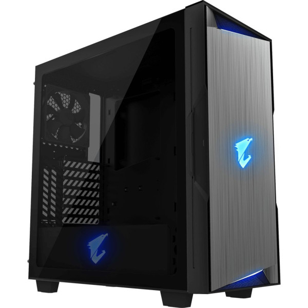 Корпус Gigabyte AORUS C300 Glass Black (Full-Tower, 3xUSB3.0, 2x120мм)