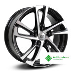 RST R046 R16/6.5J PCD 5x114,3 ET 46 ЦО 67,1 черный с полированной лицевой поверхностью