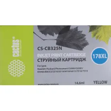 Чернильный картридж Cactus CS-CB325N(CS-CB325) (желтый; 14,6стр; PS B8553, C5383, C6383, D5463) [CS-CB325N(CS-CB325)]