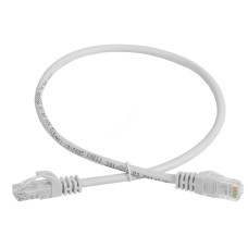 Патч-корд IEK PC01-C5EU-2M (RJ45(m), RJ45(m), внутренний, 2м, 5E, 4пары, U/UTP, серый)