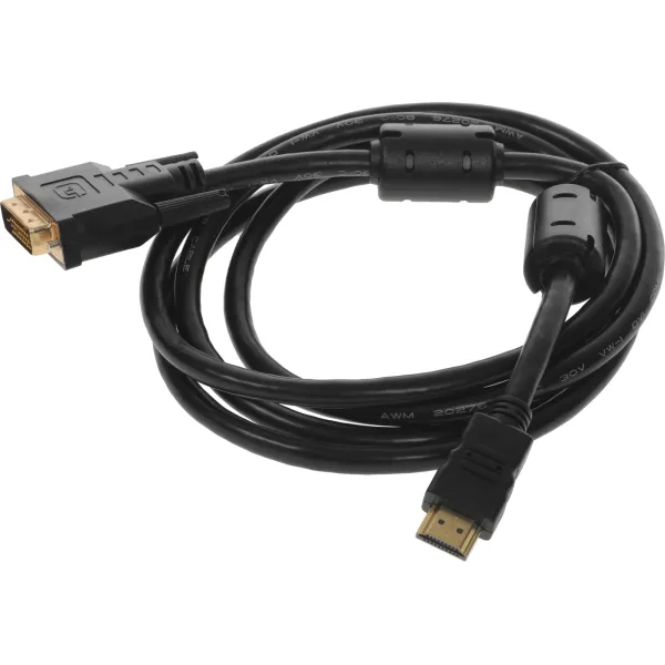 Кабель Buro (HDMI (m), DVI-D (m), 1,8м)