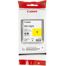 Картридж Canon PFI-102 (желтый; 130стр; 130мл; iPF510, 605, 610, 650, 655, 750, 760, 765) [0898B001]