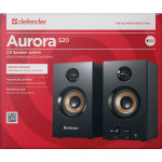 Компьютерная акустика DEFENDER Aurora S20 (2.0, 20Вт, MDF)