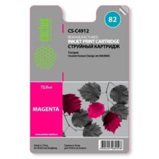 Чернильный картридж Cactus HP 82 CS-C4912 (пурпурный; 72стр; DJ 500, 800C) [CS-C4912]