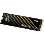 Жесткий диск SSD 4Тб MSI SPATIUM (2280, 5000/4200 Мб/с, 850000 IOPS, PCIe 4.0 x4 (NVMe))