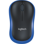 Мышь Logitech Wireless Mouse M185 Blue-Black USB (радиоканал, кнопок 3, 1000dpi)