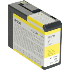 Чернильный картридж Epson T580400 (желтый; 80стр; 80мл; St Pro 3800) [C13T580400]