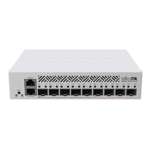 Коммутатор MikroTik CRS310-1G-5S-4S+IN