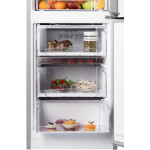 Холодильник Nordfrost NRB 152 X (A+, 2-камерный, объем 320:205/115л, 57.4x188.4x62.5см, нержавеющая сталь)