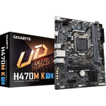 Материнская плата Gigabyte H470M K (LGA1200, Intel H470, 2xDDR4 DIMM, microATX, RAID SATA: 0,1,5)