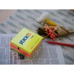 Блок самоклеящийся Hopax 21012 (бумага, 76x76мм, 400листов, 70г/м2, 5цветов)