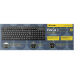 Клавиатура DEFENDER Focus HB-470 RU (классическая, цифровая панель мембранные, 123кл)