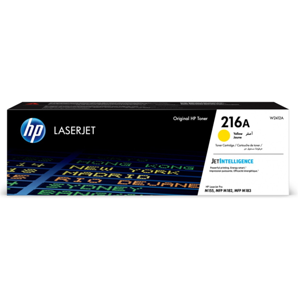 Тонер-картридж HP 216A (желтый; 850стр; MFP M182, M183)