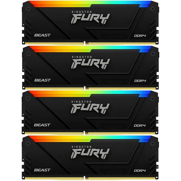 Память DIMM DDR4 4x16Гб 3200МГц Kingston (25600Мб/с, CL16, 288-pin)