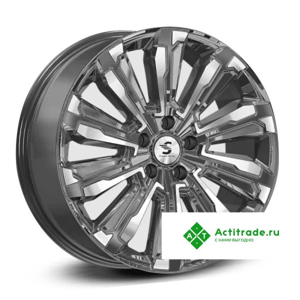 Premium Series КР1061 Humber R20/8J PCD 5x108 ET 40 ЦО 63,35 темно - серый глянцевый с полированной лицевой поверхностью