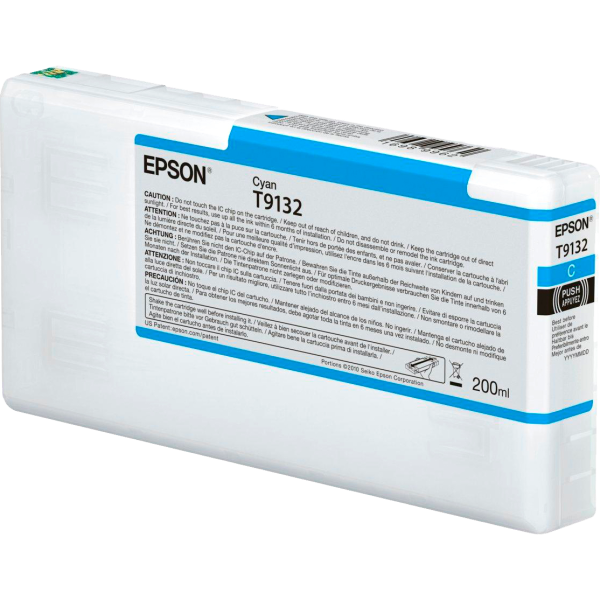 Картридж Epson C13T913200 (голубой; 200мл; Epson SureColor SC-P5000, SC-P5000 Spectro, SC-P5000V, SC-P5000V Spectro)
