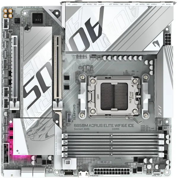 Материнская плата Gigabyte B850M A ELT WF6E ICE (x)