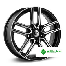 Wheels UP Up113 R16/6.5J PCD 5x108 ET 37 ЦО 67,1 черный с полированной лицевой поверхностью