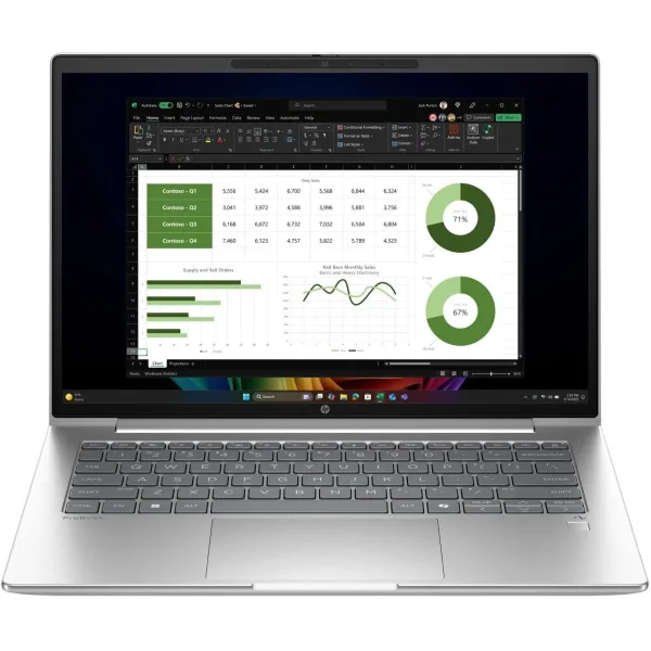Ноутбук HP ProBook 4 G1q (Qualcomm Snapdragon X X1-26-100 2.97 ГГц/16 ГБ LPDDR5x 8533 МГц/14