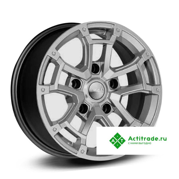 Скад Барахас R16/7J PCD 5x139,7 ET 15 ЦО 98,5 графитовый