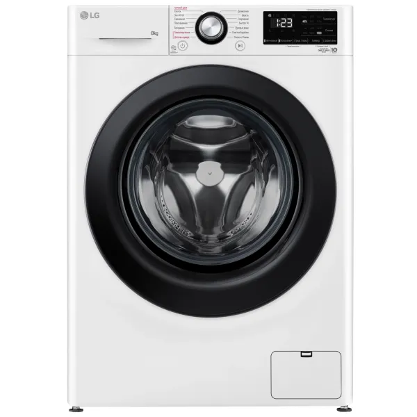 Стиральная машина LG F2V3PS6W(60x85x47.5см, фронтальная, макс:8кг, 1200об/мин, белый)