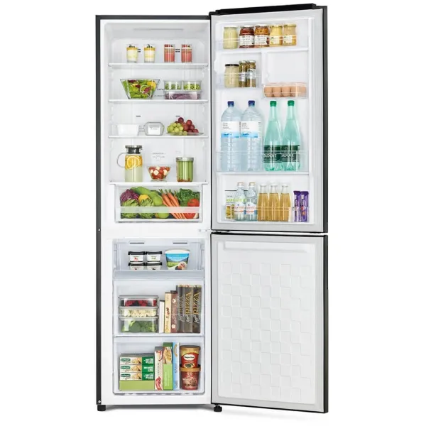 Холодильник Hitachi R-BG410PUC6 (No Frost, A+, 2-камерный, объем 320:320/105л, инверторный компрессор, черный)