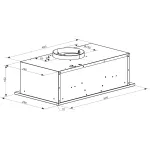 Вытяжка Weissgauff Box 600 PB BL