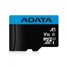 Карта памяти microSDHC 32Гб ADATA (Class 10, 10Мб/с, UHS-I U1, адаптер на SD) [AUSDH32GUICL10A1-RA1]