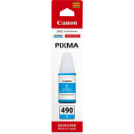 Чернильный картридж Canon GI-490C (голубой; 70стр; Pixma G1400, 2400, 3400)