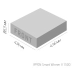 ИБП Ippon Smart Winner II 1500 (интерактивный, 1500ВА, 1350Вт, 8xIEC 320 C13 (компьютерный))