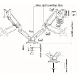 Кронштейн для мониторов Ultramounts UM 705