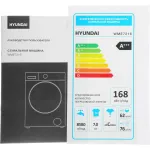 Стиральная машина Hyundai WME7216(фронтальная полноразмерная, класс стирки/отжима/э.потребления: A+++/A+++ , макс: 7кг, 1200 об/мин, инвертер, 60x84.7x46.5см, белый)